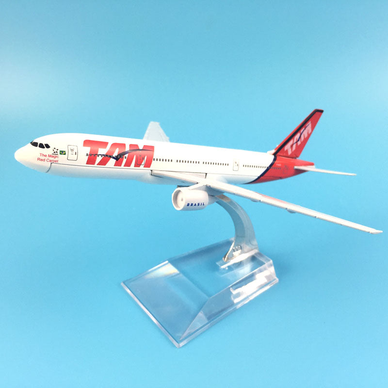 TAM Plane Model Airplane Model Boeing 777 Brazil Aircraft Model Diecast Metal Airplanes 1:400 Plane Toy AV8R