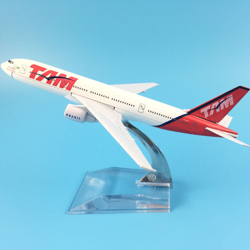 TAM Plane Model Airplane Model Boeing 777 Brazil Aircraft Model Diecast Metal Airplanes 1:400 Plane Toy AV8R