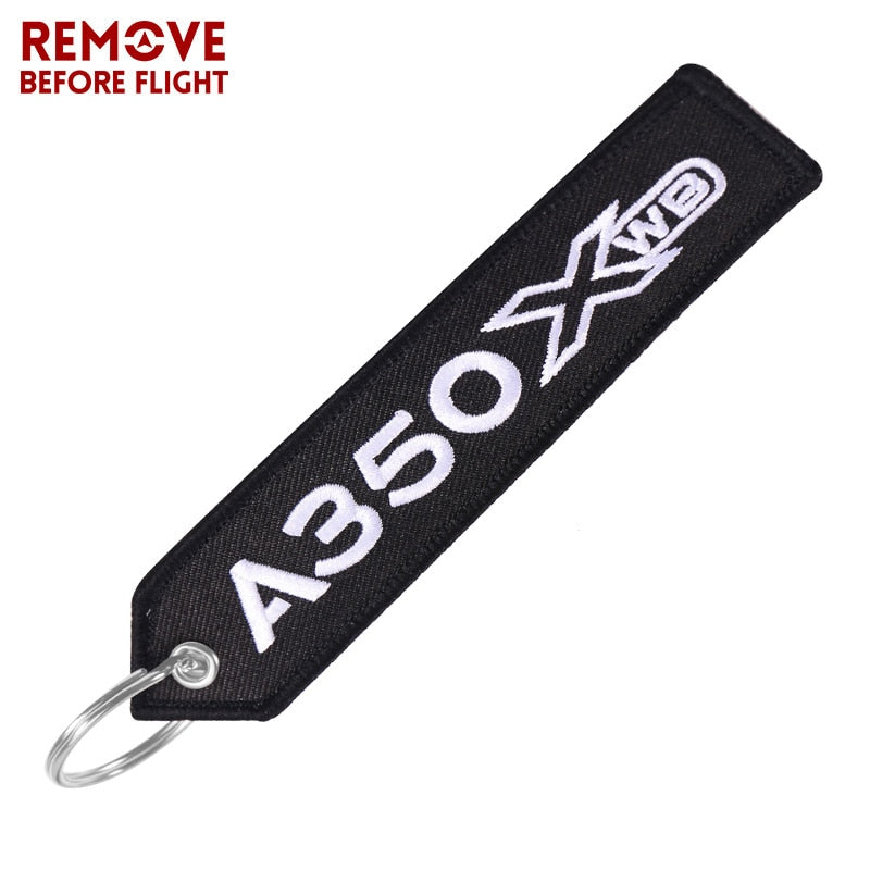 AIRBUS A350 Embroidery Key chain THE AVIATOR