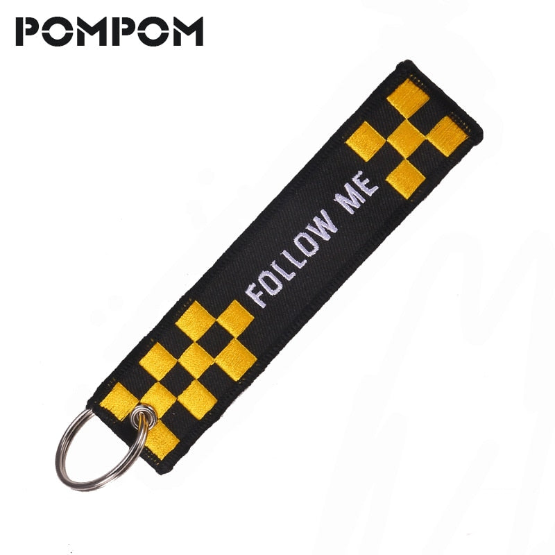 POMPOM 3 PCS/LOT Follow Me Keychains THE AVIATOR