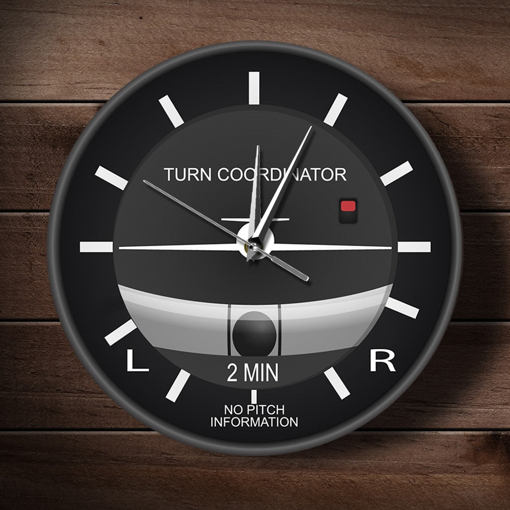 Airplane Instrument Clock THE AVIATOR