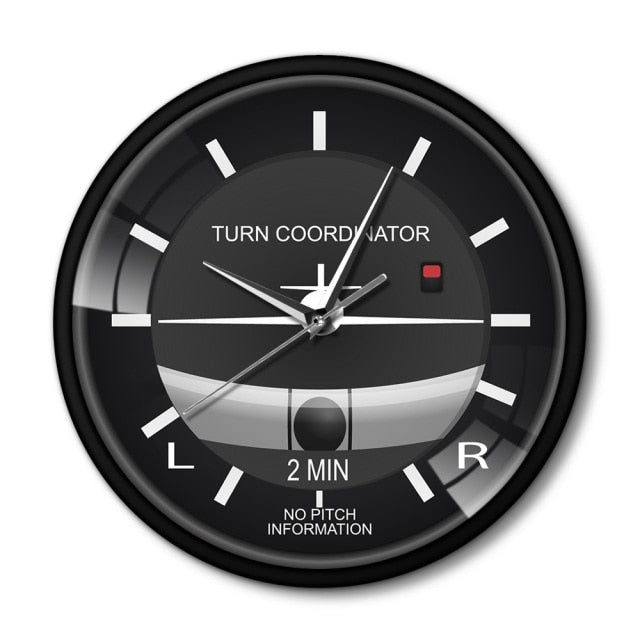 Airplane Instrument Clock THE AVIATOR