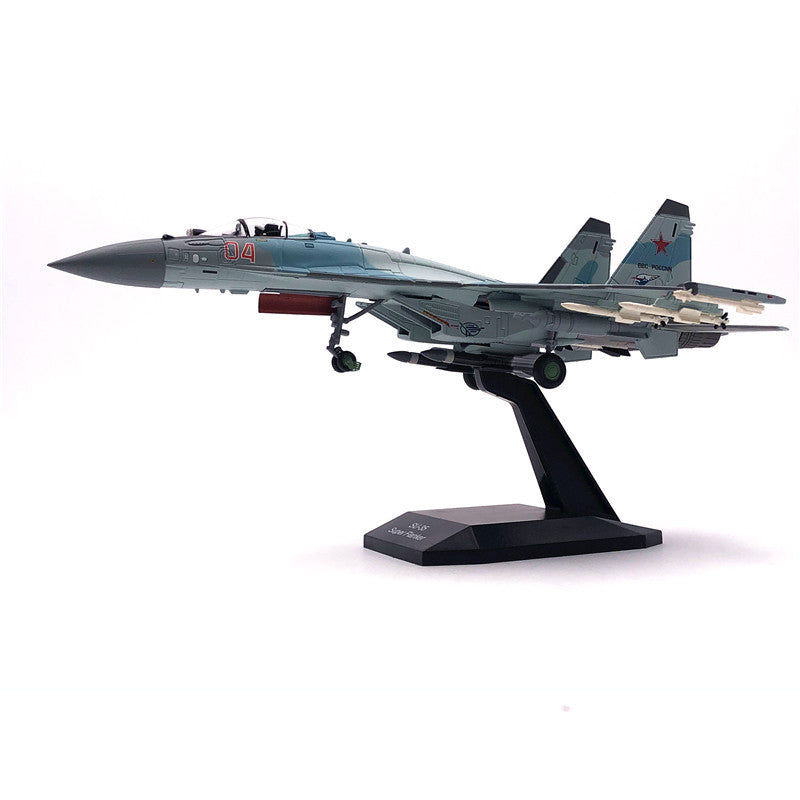 Aircraft Plane model 1/100 Russian Air Force fighter Su 35 airplane AV8R