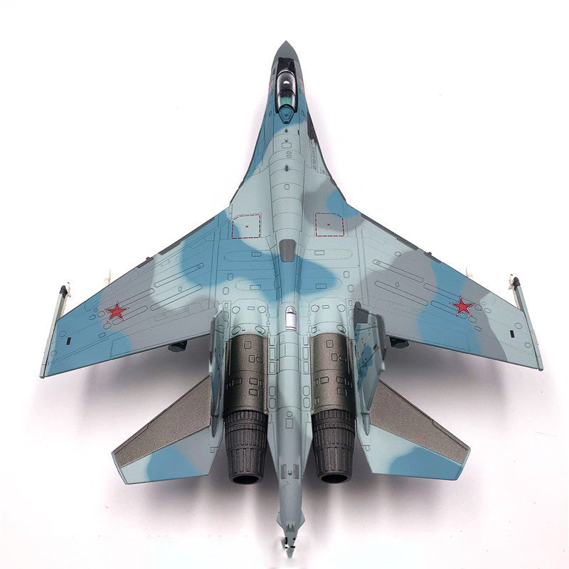 Aircraft Plane model 1/100 Russian Air Force fighter Su 35 airplane AV8R