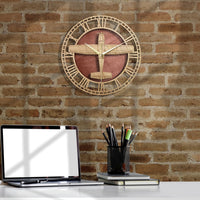 Thumbnail for CESSNA 182 SKYLANE WOODEN WALL CLOCK THE AVIATOR