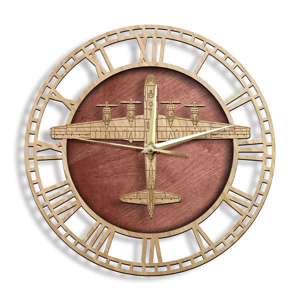 B-29 Superfortress Wooden Wall Clock THE AVIATOR