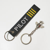 Thumbnail for Pilot  Flight Crew 1 PC Metal Plane Key Rings THE AVIATOR