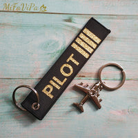 Thumbnail for Pilot  Flight Crew 1 PC Metal Plane Key Rings THE AVIATOR