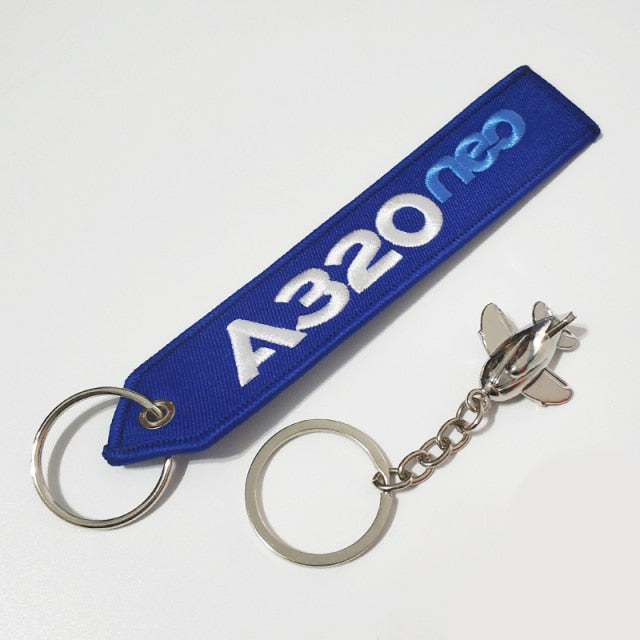 Pilot  Flight Crew 1 PC Metal Plane Key Rings THE AVIATOR