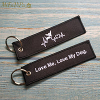 Thumbnail for Embroidery Lovely Dog Key chain THE AVIATOR