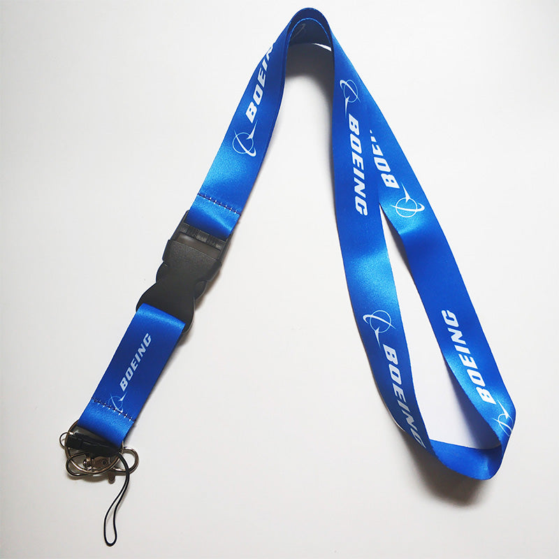 Fashion Trinket Boeing Lanyards Neck Strap Phone Chaveiro Key Chain AV8R