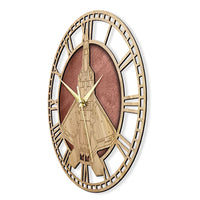 Thumbnail for F-22 RAPTOR TACTICAL FIGHTER AIRCRAFT WOODEN WALL CLOCK THE AVIATOR