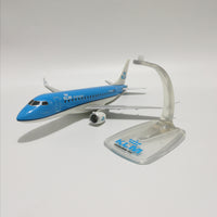 Thumbnail for KLM ERJ-175 Plane Model Airplane 1:100 Scale Diecast Plastic KLM Royal Dutch Airlines E-175 planes AV8R