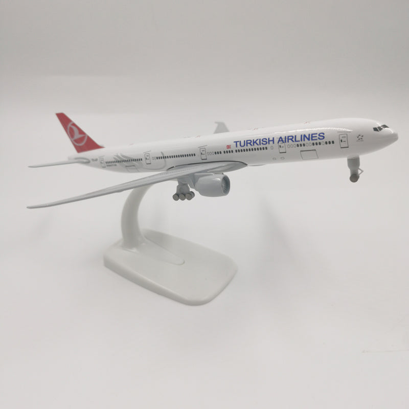 Turkish Airlines Boeing B777 Airplane Model Aircraft KLM B7471:300 scale Diecast Metal EVA 0Air B747 Plane AV8R