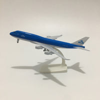 Thumbnail for Turkish Airlines Boeing B777 Airplane Model Aircraft KLM B7471:300 scale Diecast Metal EVA 0Air B747 Plane AV8R