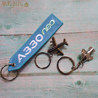 Thumbnail for Fashion Trinket A330 Neo Gift Keychain Aircraft Key Chain AV8R