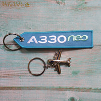 Thumbnail for Fashion Trinket A330 Neo Gift Keychain Aircraft Key Chain AV8R