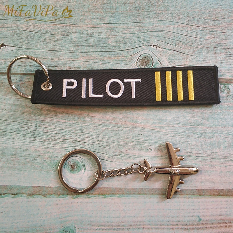 Pilot Aircraft Key Chain THE AVIATOR