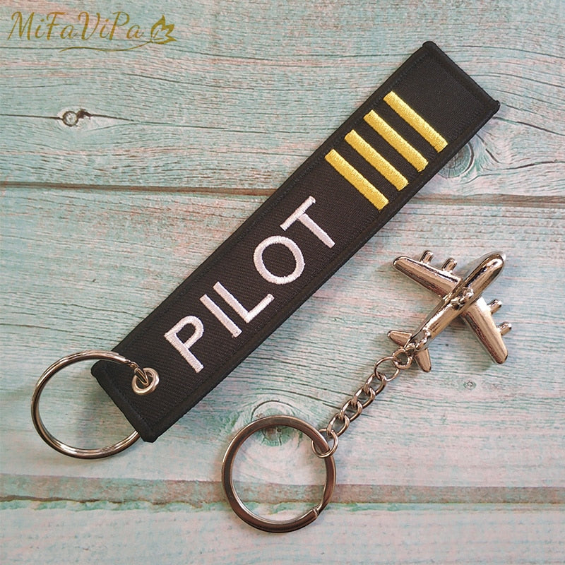 Pilot Aircraft Key Chain THE AVIATOR