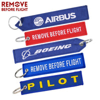 Thumbnail for BOEING Keychain llavero Embroidery Key Ring  CHAIN THE AVIATOR