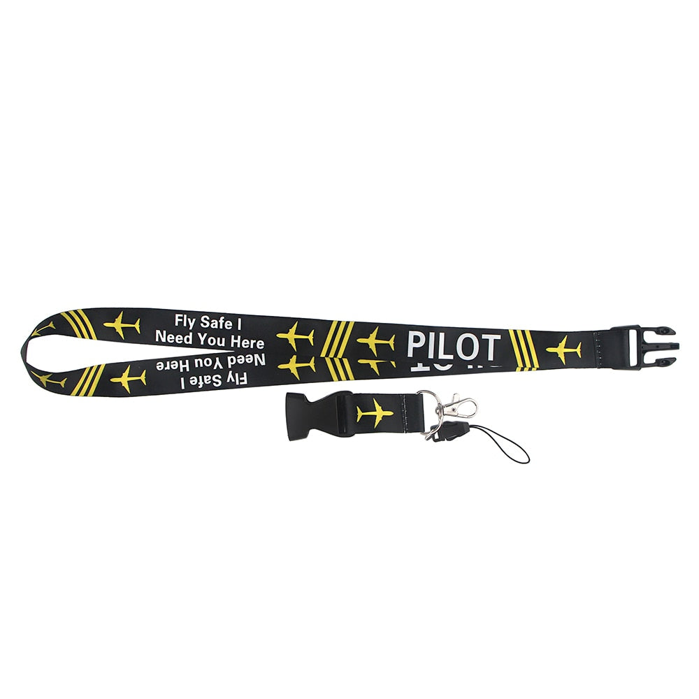 Keys Fly Safe I Need You Here pilot Keys Keychains THE AVIATOR