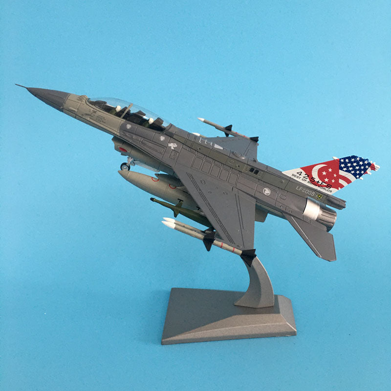 Aircraft Plane model 1:72 F16 Singapore Fighter Toy For Collection Airplane AV8R