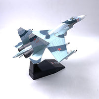 Thumbnail for Aircraft model Plane Russian Air Force fighter Sukhoi Su-27 diecast 1:100 scale metal Planes AV8R