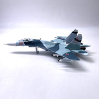 Thumbnail for Aircraft model Plane Russian Air Force fighter Sukhoi Su-27 diecast 1:100 scale metal Planes AV8R