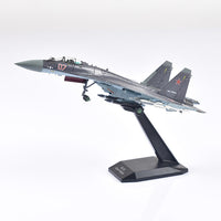 Thumbnail for Aircraft model Plane Russian Air Force fighter Sukhoi Su-27 diecast 1:100 scale metal Planes AV8R