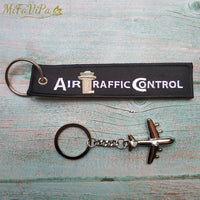 Thumbnail for Fashion Trinket Pilot Keychains Porte Woven Flight Crew Gift Aviation Key Chain AV8R