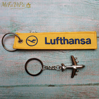 Thumbnail for Fashion Trinket Pilot Keychains Porte Woven Flight Crew Gift Aviation Key Chain AV8R