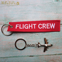 Thumbnail for Fashion Trinket Pilot Keychains Porte Woven Flight Crew Gift Aviation Key Chain AV8R