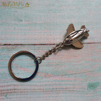 Thumbnail for Black Keychains Air Traffic Controller New Trinkets Pilot Gift Aviation Key Chain AV8R