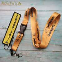 Thumbnail for Lufthansa Neck Strap Chaveiro Flight Crew Key Chain AV8R