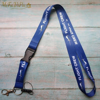 Thumbnail for Blue Embraer Neck Strap Chaveiro Key Chain Flight Crew  Keychain AV8R