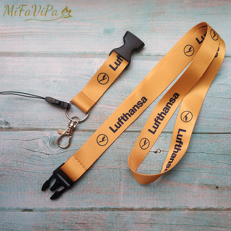 Lufthansa Neck Strap Chaveiro Key Chain AV8R