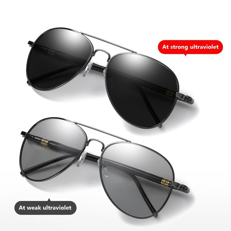 Classic Photochromic Sunglasses For Men Women Polarized Chameleon Sun Glasses AV8R