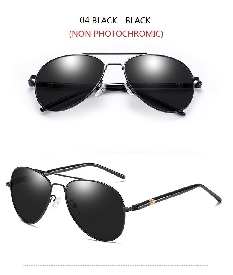 Classic Photochromic Sunglasses For Men Women Polarized Chameleon Sun Glasses AV8R