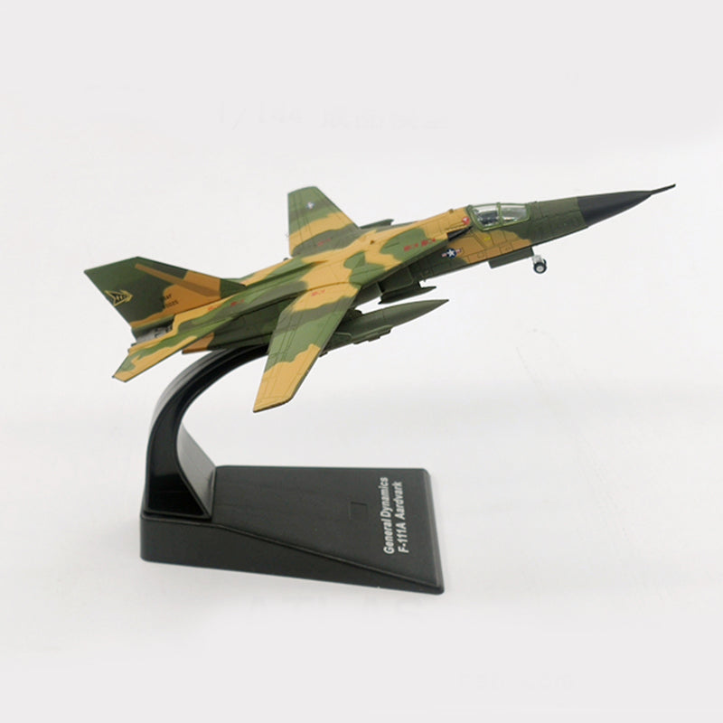 F111 Airplane Diecast Metal Aircraft Model US Air Force F-111 Aardvark Planes Model Factory AV8R