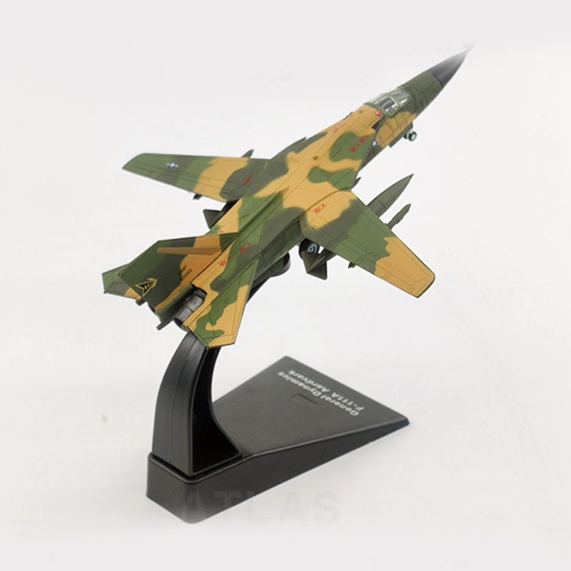 F111 Airplane Diecast Metal Aircraft Model US Air Force F-111 Aardvark Planes Model Factory AV8R