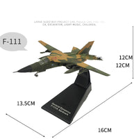 Thumbnail for F111 Airplane Diecast Metal Aircraft Model US Air Force F-111 Aardvark Planes Model Factory AV8R