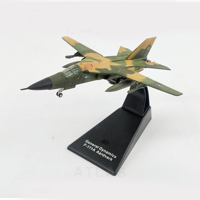 F111 Airplane Diecast Metal Aircraft Model US Air Force F-111 Aardvark Planes Model Factory AV8R