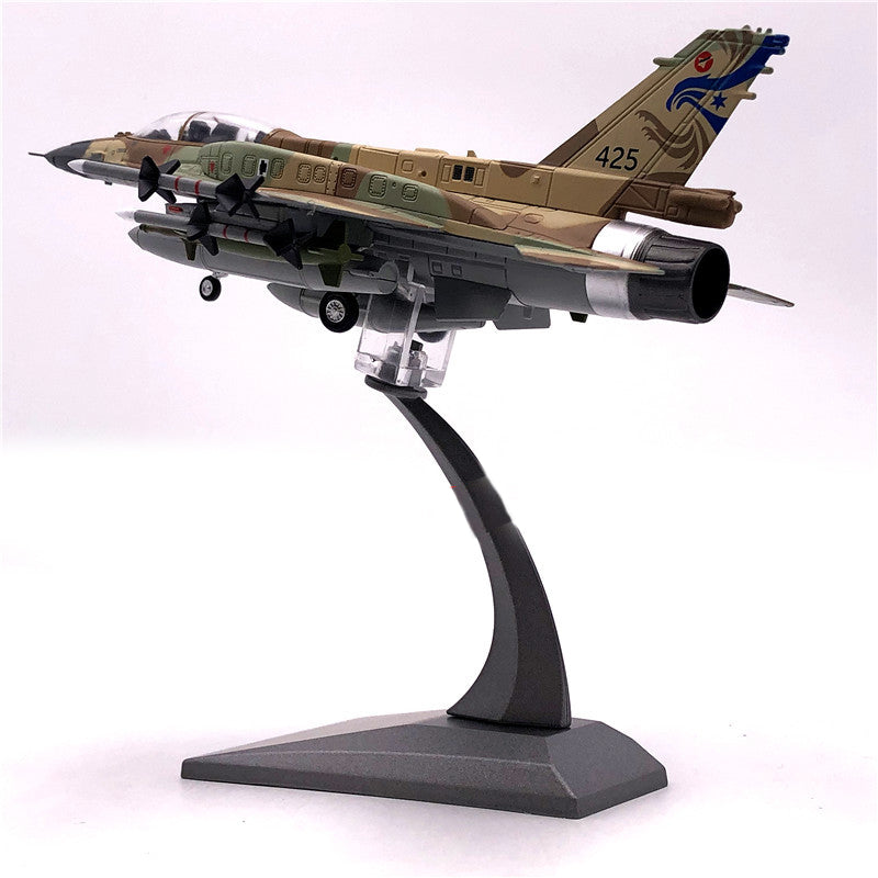 Aircraft Model Diecast Metal 1:72 Israeli Air Force f-16i thunderstorm military fighter model Plane AV8R