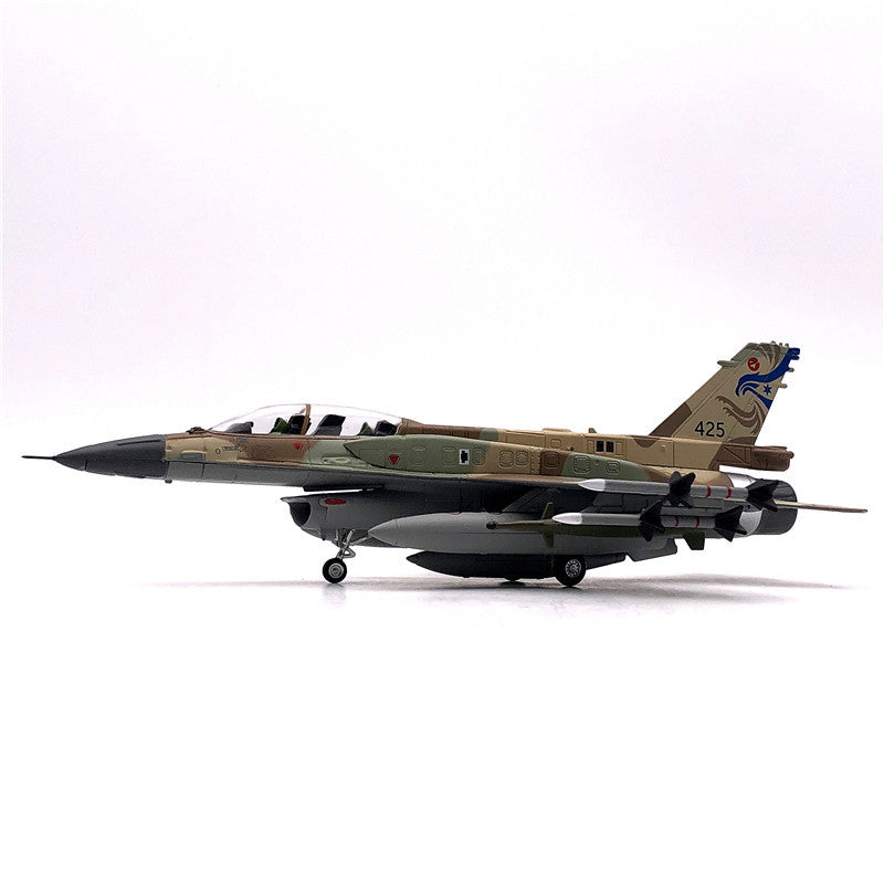 Aircraft Model Diecast Metal 1:72 Israeli Air Force f-16i thunderstorm military fighter model Plane AV8R