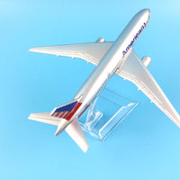 Thumbnail for Free Shipping American Airlines Boeing 777 16cm alloy metal model aircraft child Birthday gift plane models toys for children AV8R