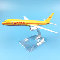 Thumbnail for Boeing 757 DHL cargo aircraft B757 16cm Alloy simulation airplane model for kids toys Christmas gift AV8R