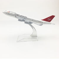 Thumbnail for Virgin Atlantic Aeroplane model Boeing 747 airplane 16CM Metal alloy diecast 1:400 airplane model toy for children Free shipping AV8R