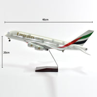 Thumbnail for United Arab Emirates Airbus 380 Airplane Model Plane Model Aircraft Model 1/160 Scale Diecast Resin Airplanes AV8R