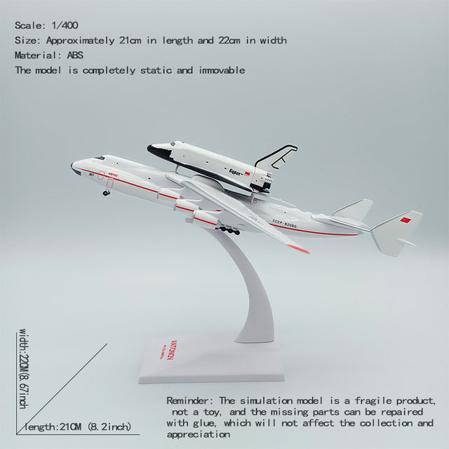Antonov Ukraine An-225 AN225 1/400 Scale Aircraft Model StrategicTransport ABS Plastic Plane Model AV8R