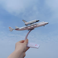 Thumbnail for Antonov An-225 AN225 "Mriya" Space Shuttle Blizzard Diecast ABS Plastic Airplane AV8R